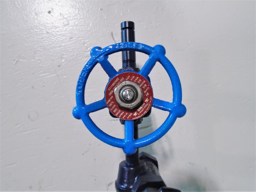 Sight Glass Level w/ Quest-Tec 3/4" x 1/2" Gagecocks and Smith 1/2" Gate Valves